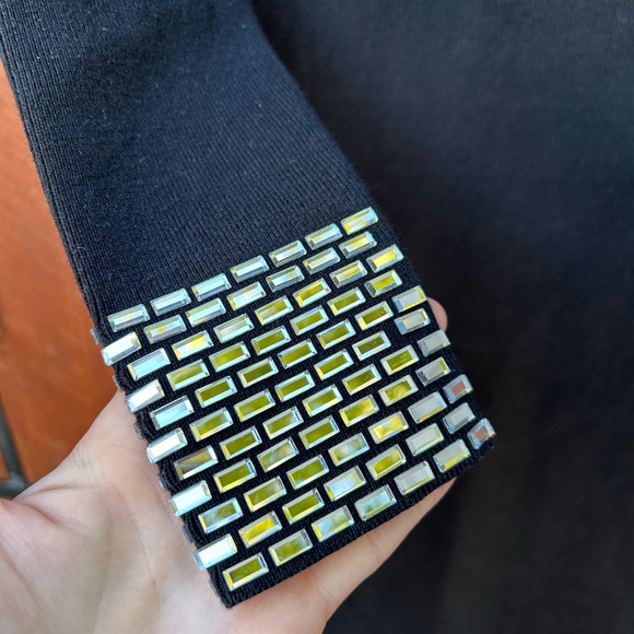 Retrofete Monroe Embellished Cashmere-Blend Maxi Dress size M NWT - Picture 4 of 9